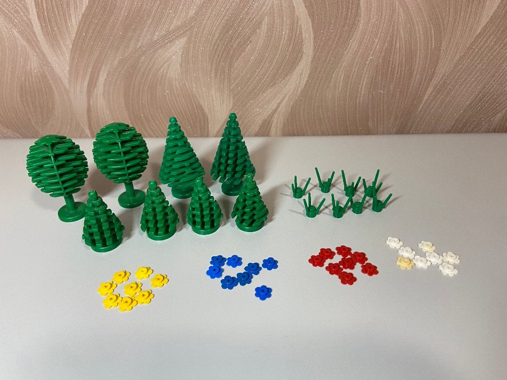 Lego - Legoland 6317 -Trees and Flowers - compleet, Gebruikt, Lego, Ophalen of Verzenden, Compleet
