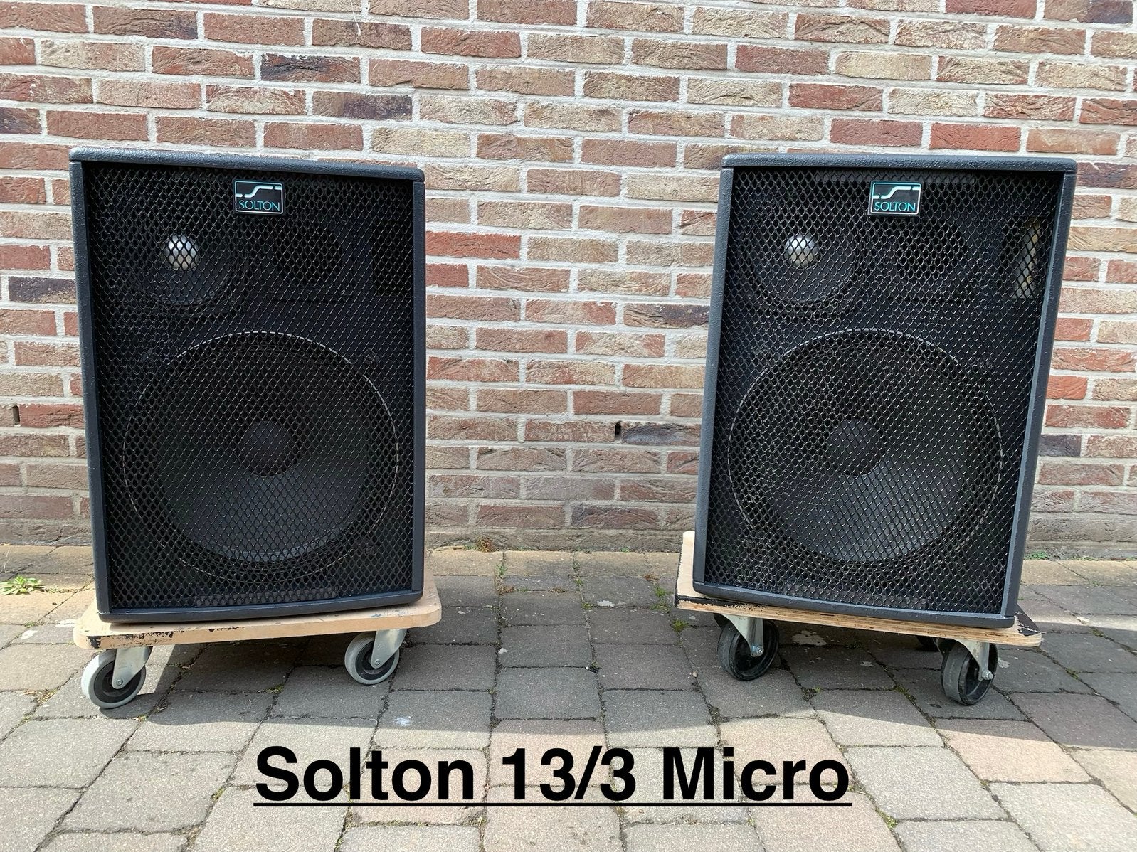 SOLTON 13/3 MICRO  3-Weg  13/6/1”  Origineel, Zo goed als nieuw, 120 watt of meer, Front, Rear of Stereo speakers, Ophalen