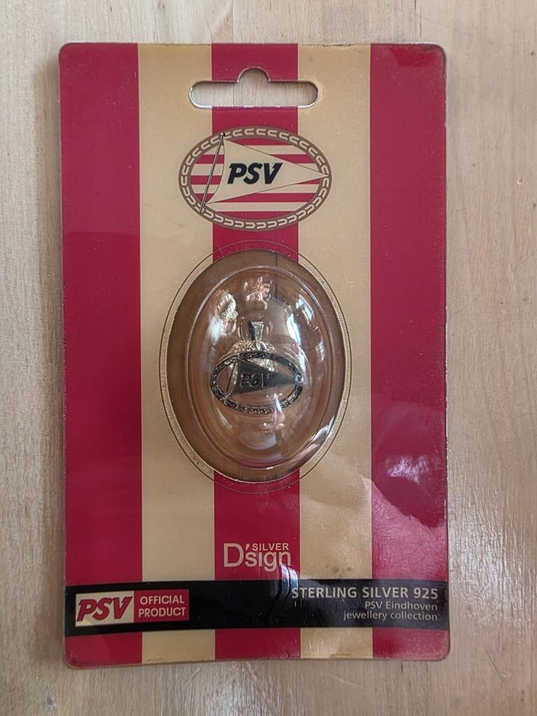 Zilveren PSV Ketting Hanger 925 Sterling Silver Officieel, Sieraden, Tassen en Uiterlijk, Kettingen, Ophalen of Verzenden