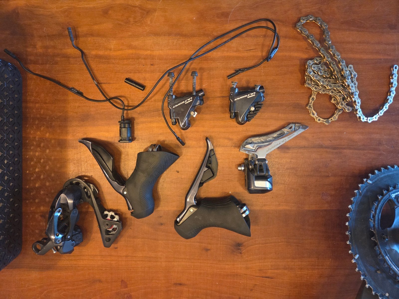 Shimano Ultegra R8000 Di2 Groepset 11speed, Gebruikt, Overige materialen, Overige typen, Ophalen of Verzenden
