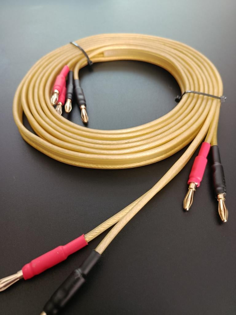 Van den Hul M.C. The Clearwater Luidsprekerkabel 2x2 meter, Ophalen of Verzenden, Zo goed als nieuw, 2 tot 5 meter, Luidsprekerkabel