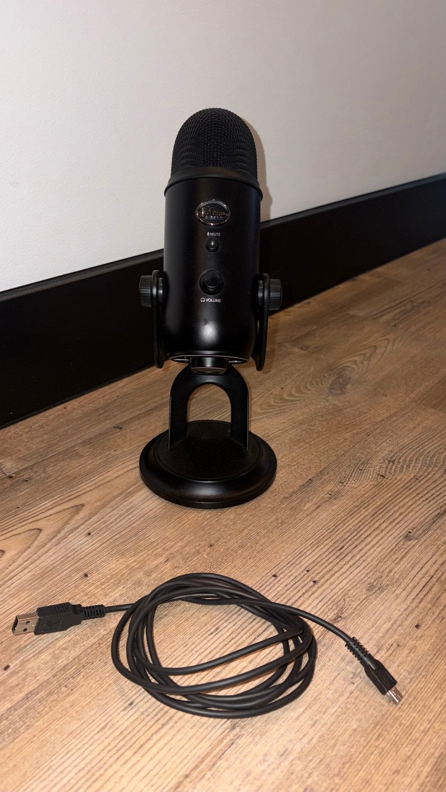 Blue Yeti USB Microfoon - Zwart, Ophalen, Zo goed als nieuw, Studiomicrofoon