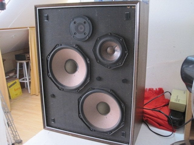 PHILIPS HIFI LUIDSPREKERBOXEN 22RH427/OIZ, Ophalen, Philips, Gebruikt, Inclusief kabels