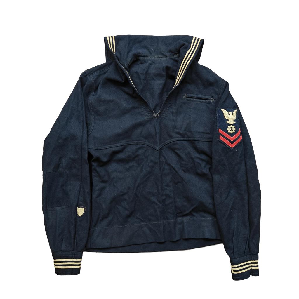 WWII US Navy Jumper Jacket Engineman, Ophalen of Verzenden, Marine, Amerika, Kleding of Schoenen
