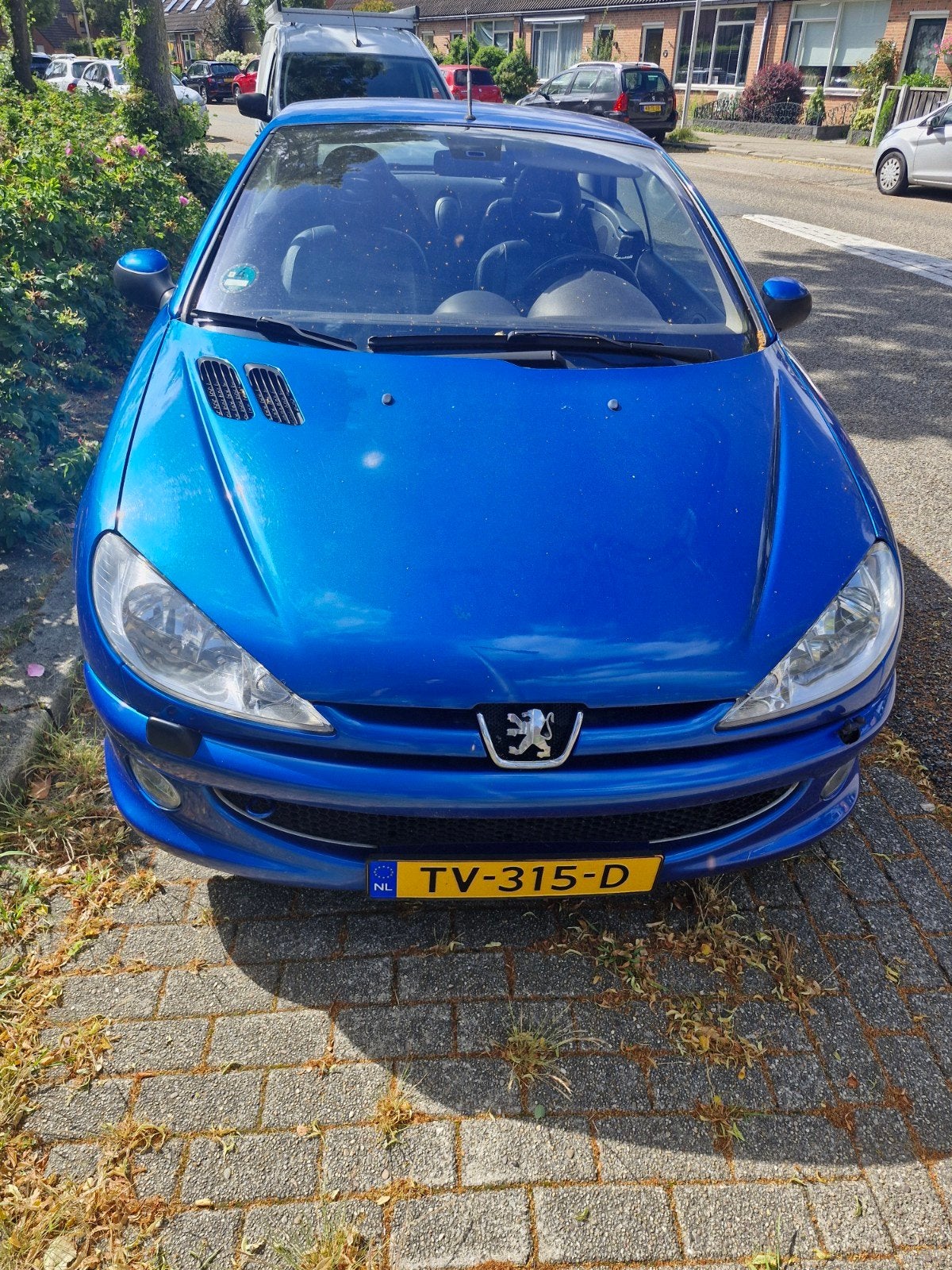 Peugeot 2003 Blauw, 136 pk, Zwart, Cabriolet, 49 €/maand