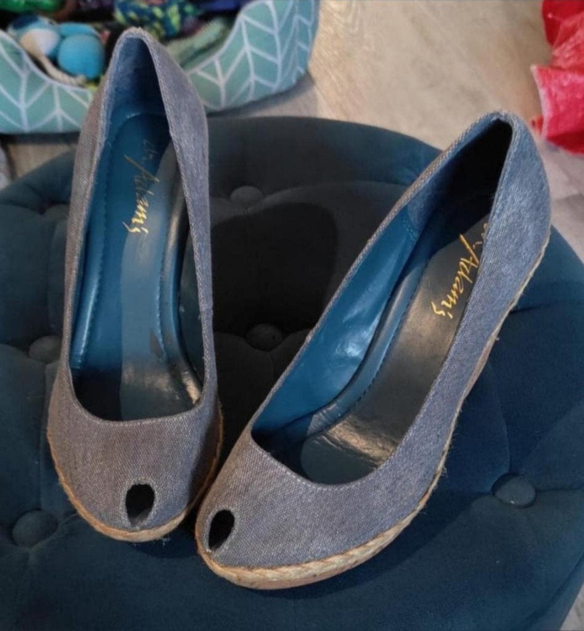 Pumps met sleehak Dr Adam's maat 38, Ophalen of Verzenden, Zo goed als nieuw, Blauw