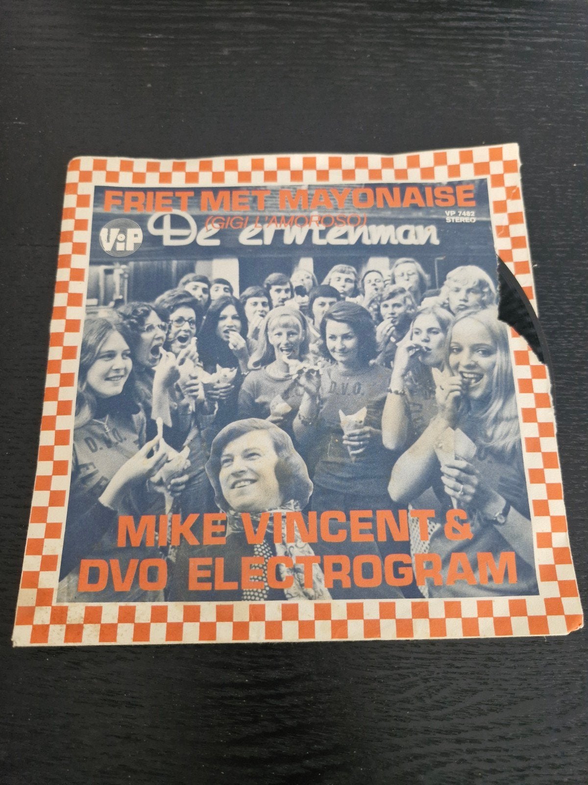Mike Vincent & DVO Electrogram - Friet Met Mayonaise, Gebruikt, 7 inch, Ophalen of Verzenden, Overige typen