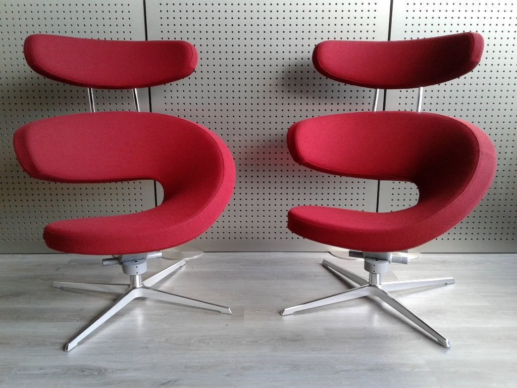 2x Variér (Stokke) Peel (Donkerrood), In Nieuwstaat!