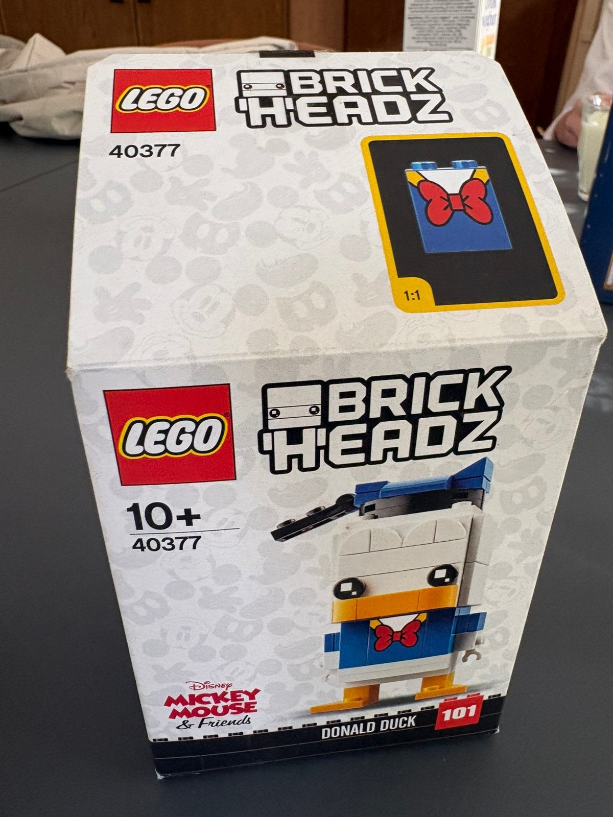 Lego Brickheadz nr 101 Donald Duck 40377, BrickHeadz, Lego, Ophalen of Verzenden, Zo goed als nieuw