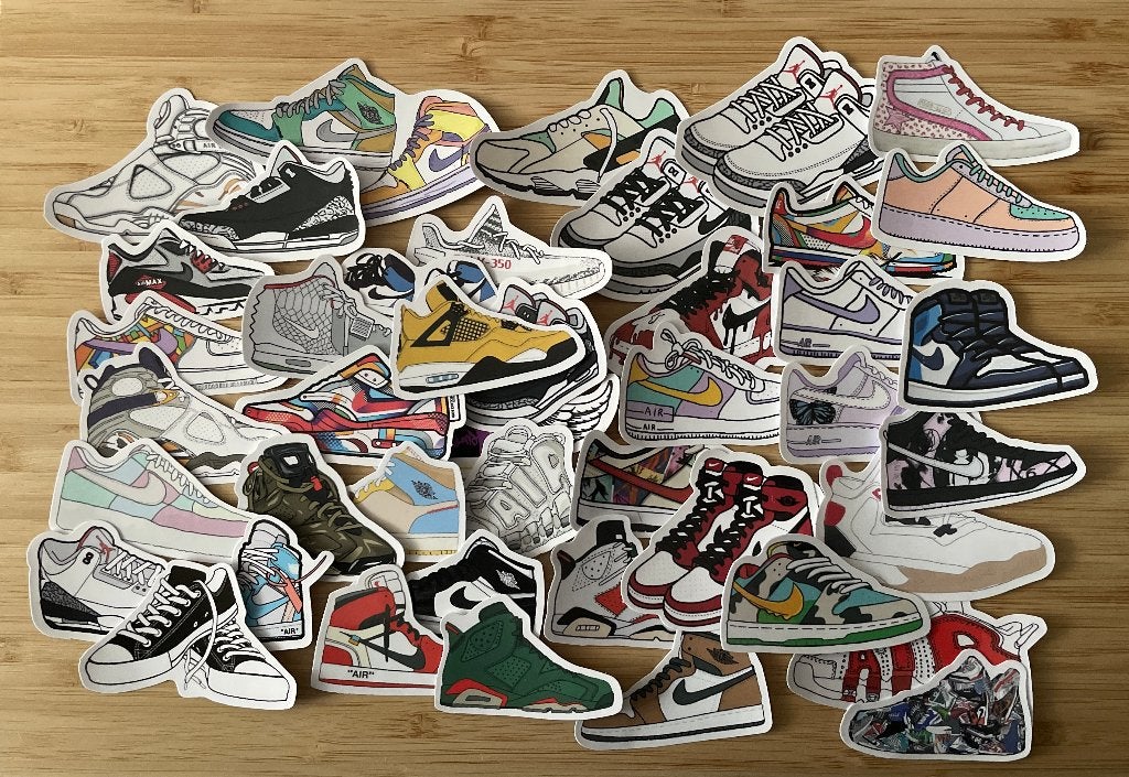 Schoenen stickers, Verzenden, Nieuw, Meerdere stickers