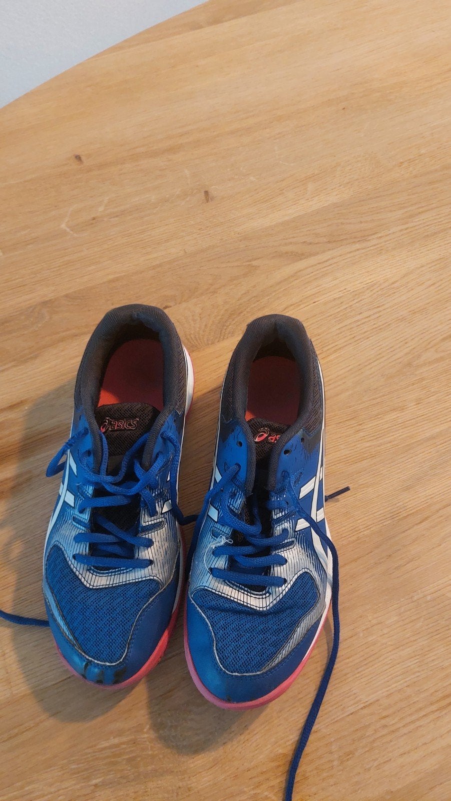 ASICS Sportschoenen - Blauw/Roze - Maat 39, Kleding | Dames, Schoenen, Ophalen, Gedragen, Blauw