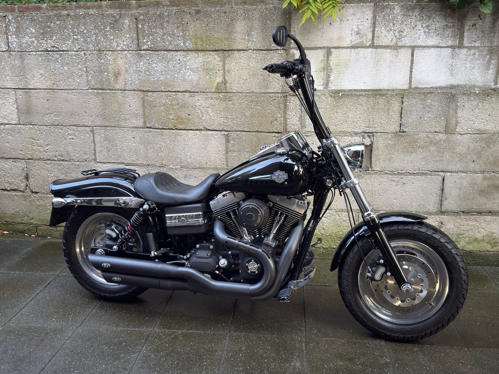 Harley Davidson Dyna Fat Bob 2008 - Incl. origineel zadel, Motoren, 2 cilinders, Chopper, Gebruikt, Particulier