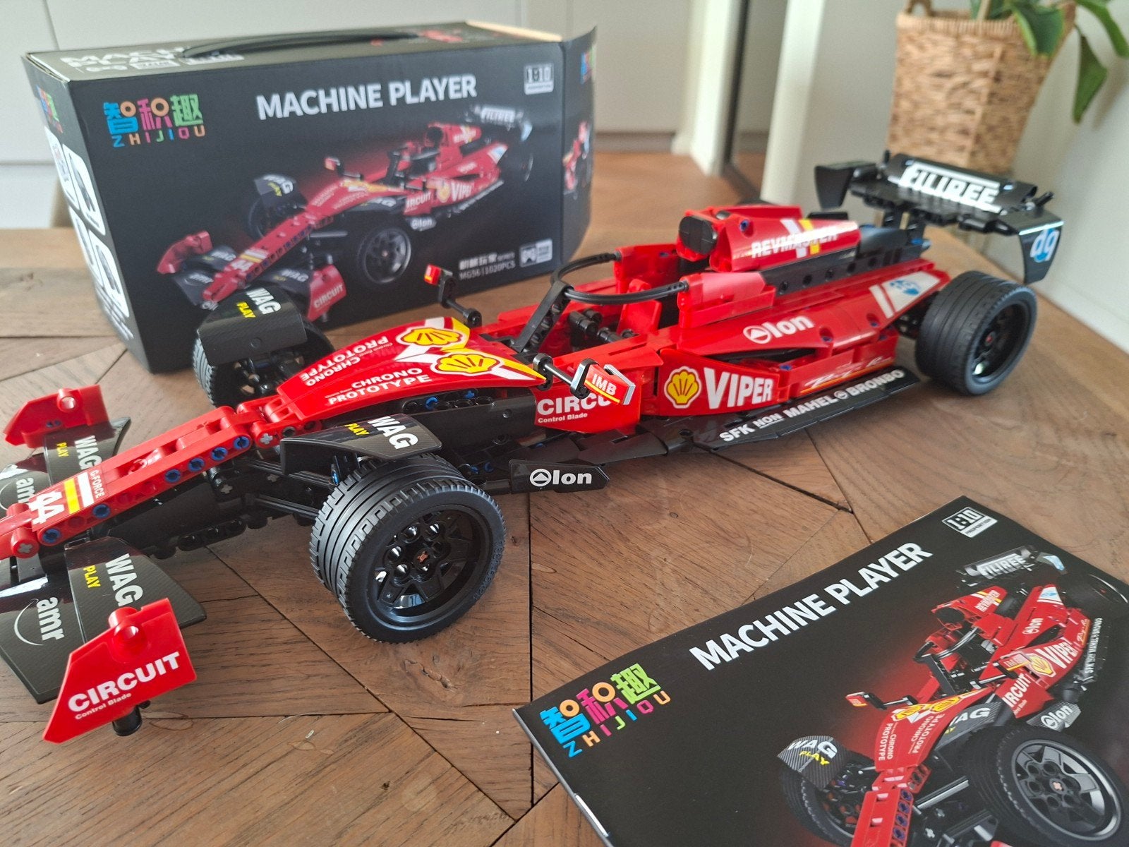 ZHIJIU Machine Player F1 Raceauto Bouwpakket, Overige merken, Auto, 1:32 tot 1:50, Ophalen of Verzenden