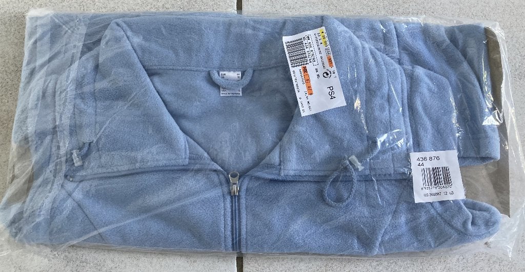 vest fleecevest 44 lichtblauw NIEUW, Ophalen of Verzenden, Nieuw, Maat 42/44 (L), Blauw