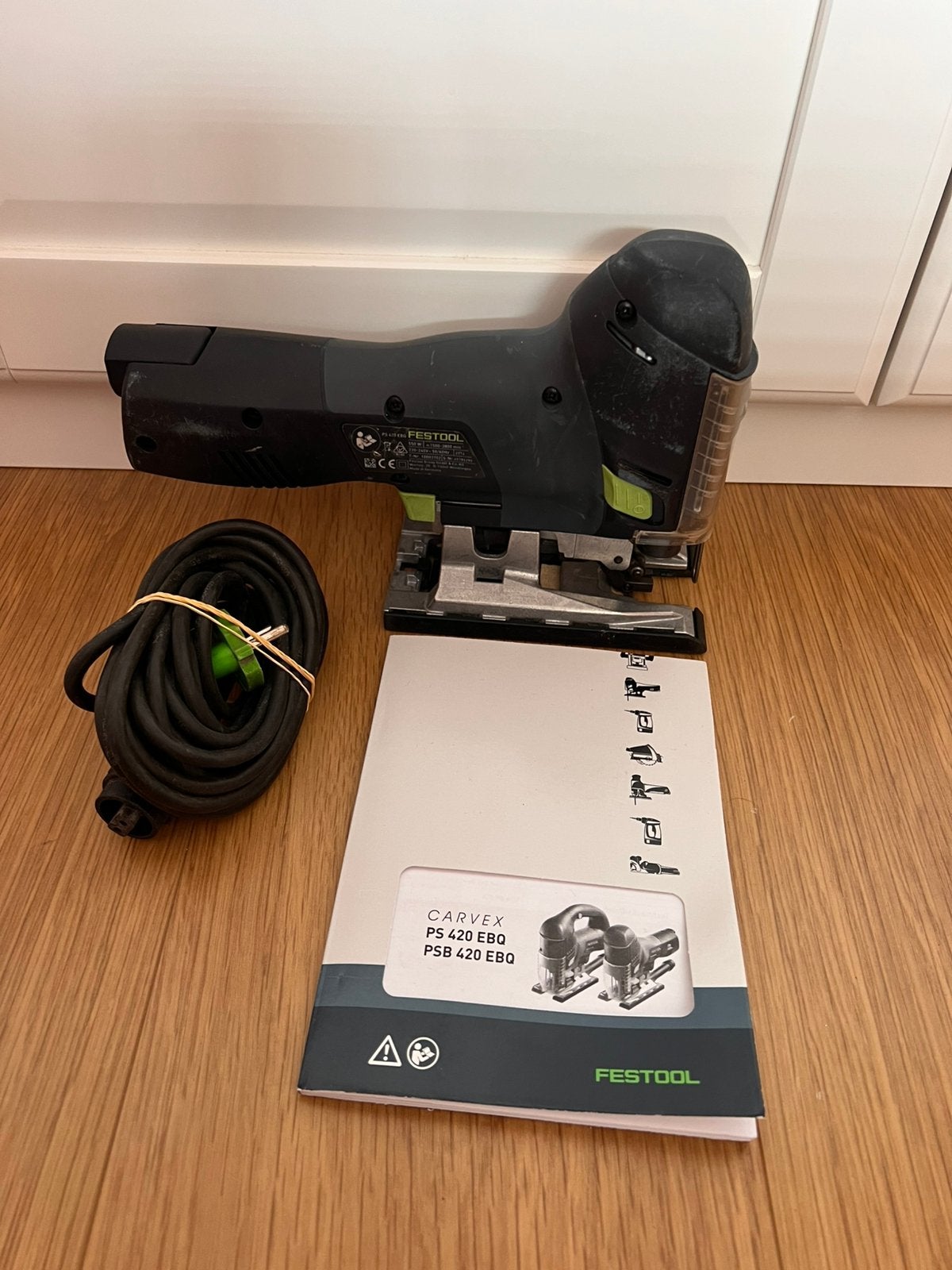Festool PS 420 EBQ Decoupeerzaag, Ophalen of Verzenden, Zo goed als nieuw, Minder dan 600 watt, Decoupeerzaag