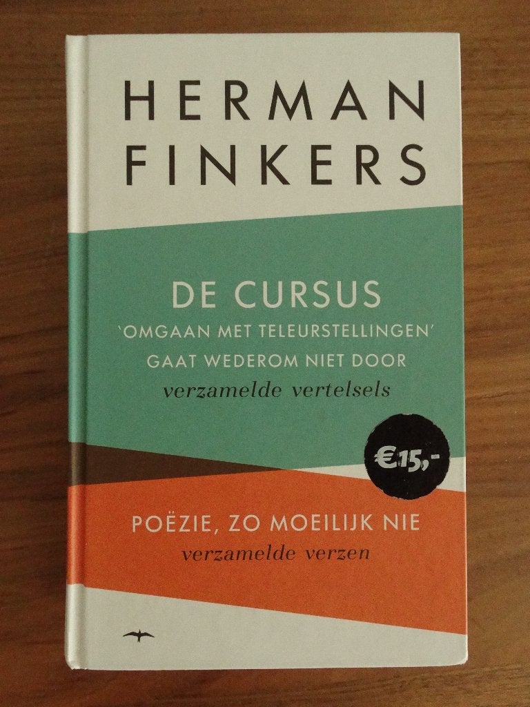 De cursus ‘Omgaan met teleurstellingen’, Herman Finkers, Ophalen of Verzenden, Zo goed als nieuw, Herman Finkers, Cabaret