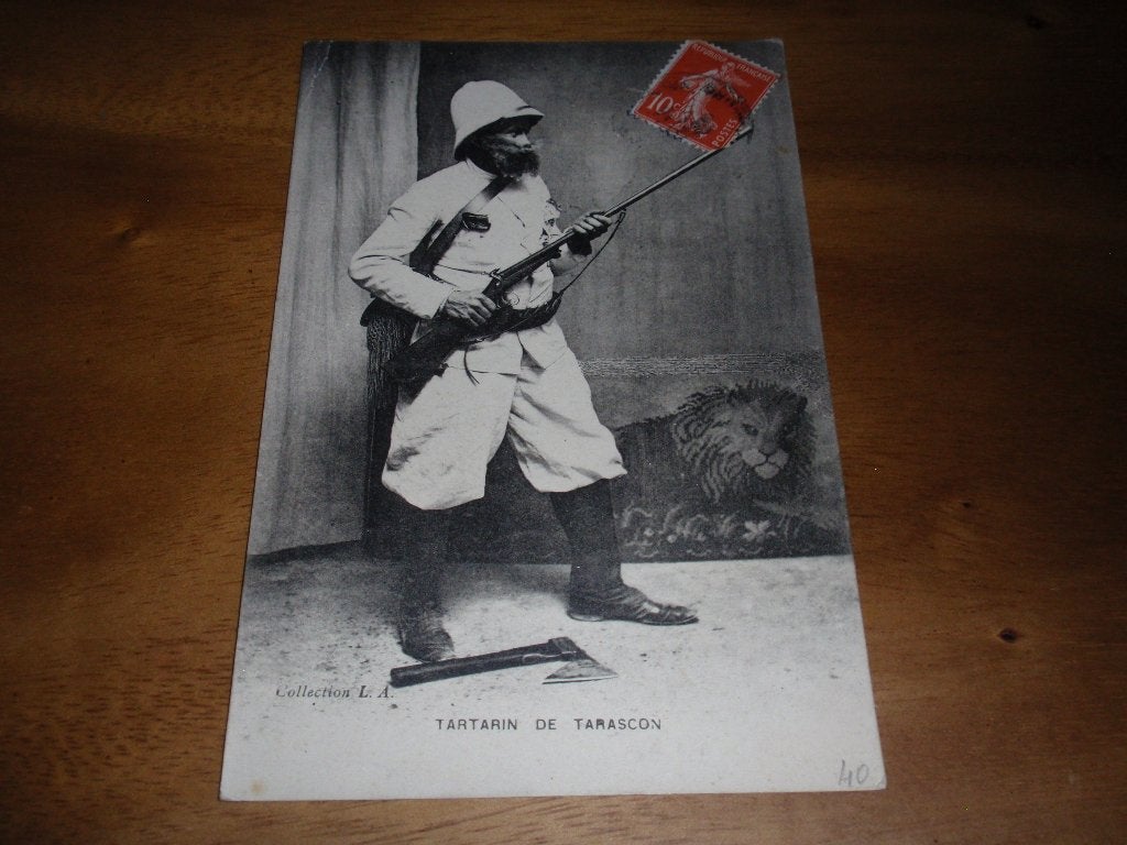 Tartarin de Tarascon Leeuw Alphonse Daudet  Literatuur, Verzenden, Voor 1920, Gelopen, Cultuur en Media