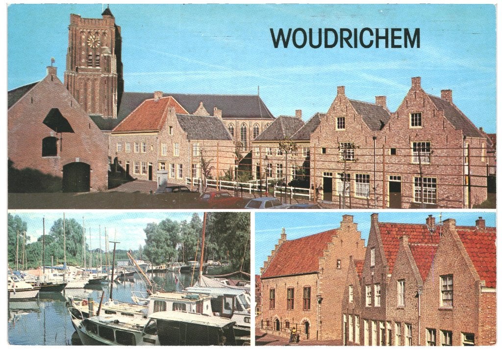 43636 Woudrichem N Br jr 70 Nette oude kaart Onbeschreven