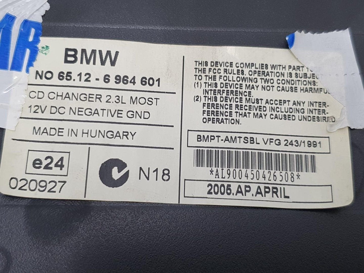BMW 3 SERIES CD / DVD / NAVIGATIE SPELER 2005, Gebruikt, -, -, Ophalen of Verzenden