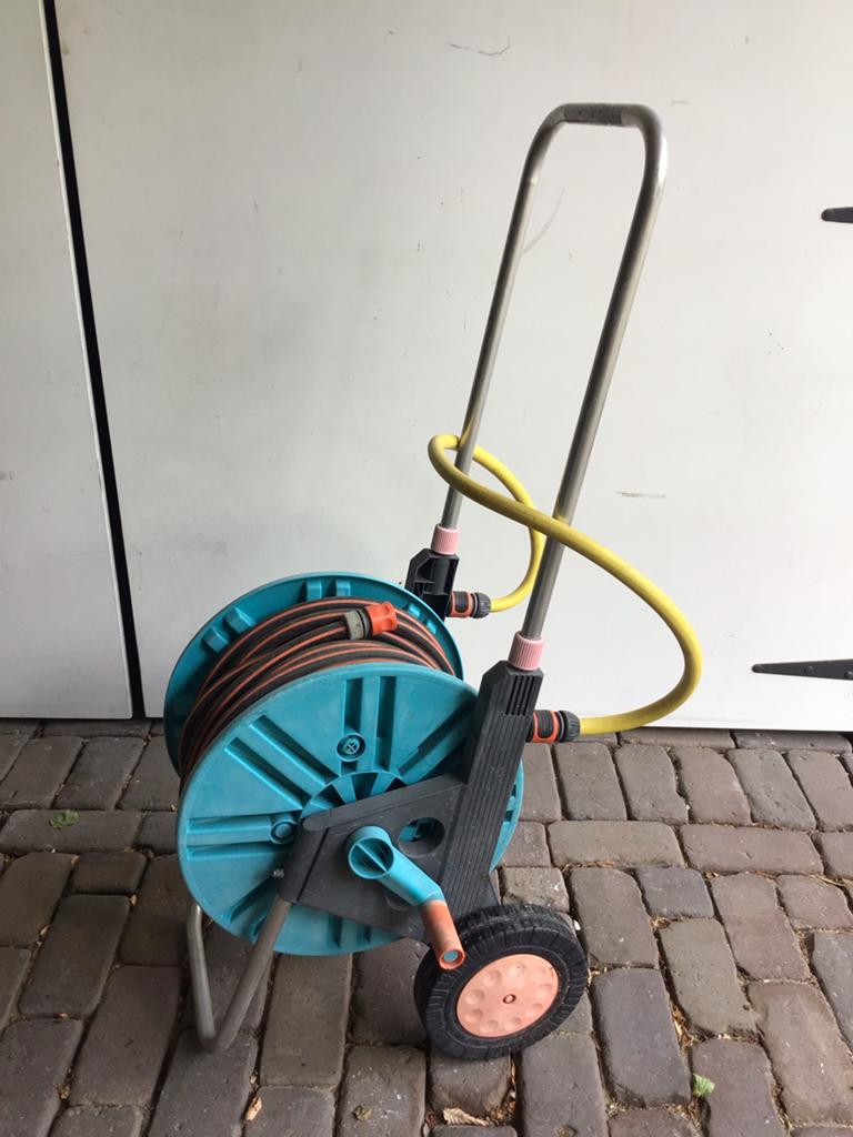 Gardena slanghaspel wagen compleet, Ophalen, Gebruikt