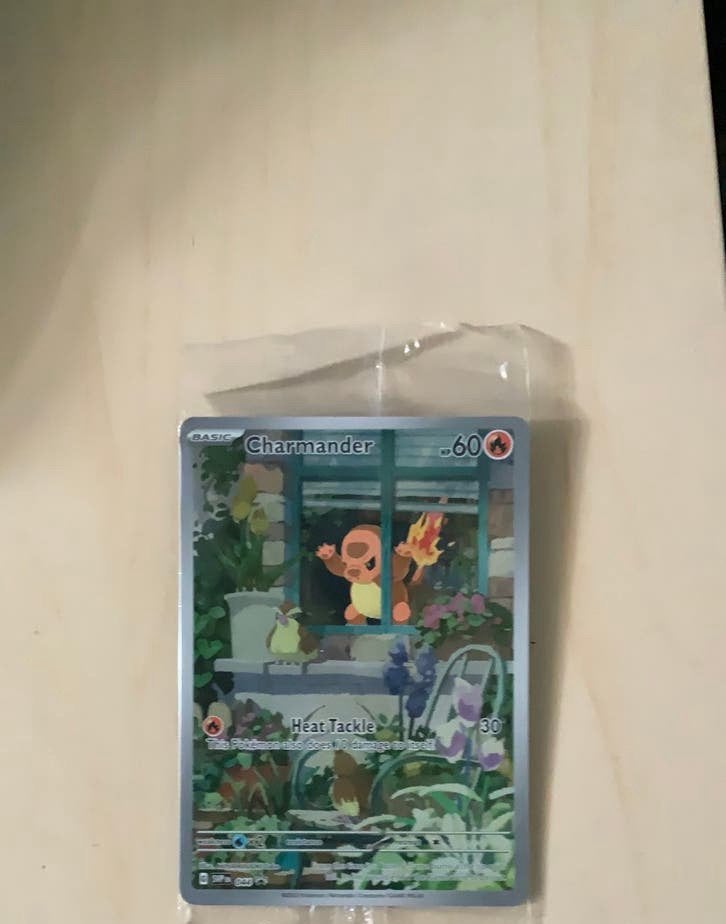 charmander scarlet&violet promo 044, near mint + sealed., Ophalen of Verzenden, Nieuw, Losse kaart