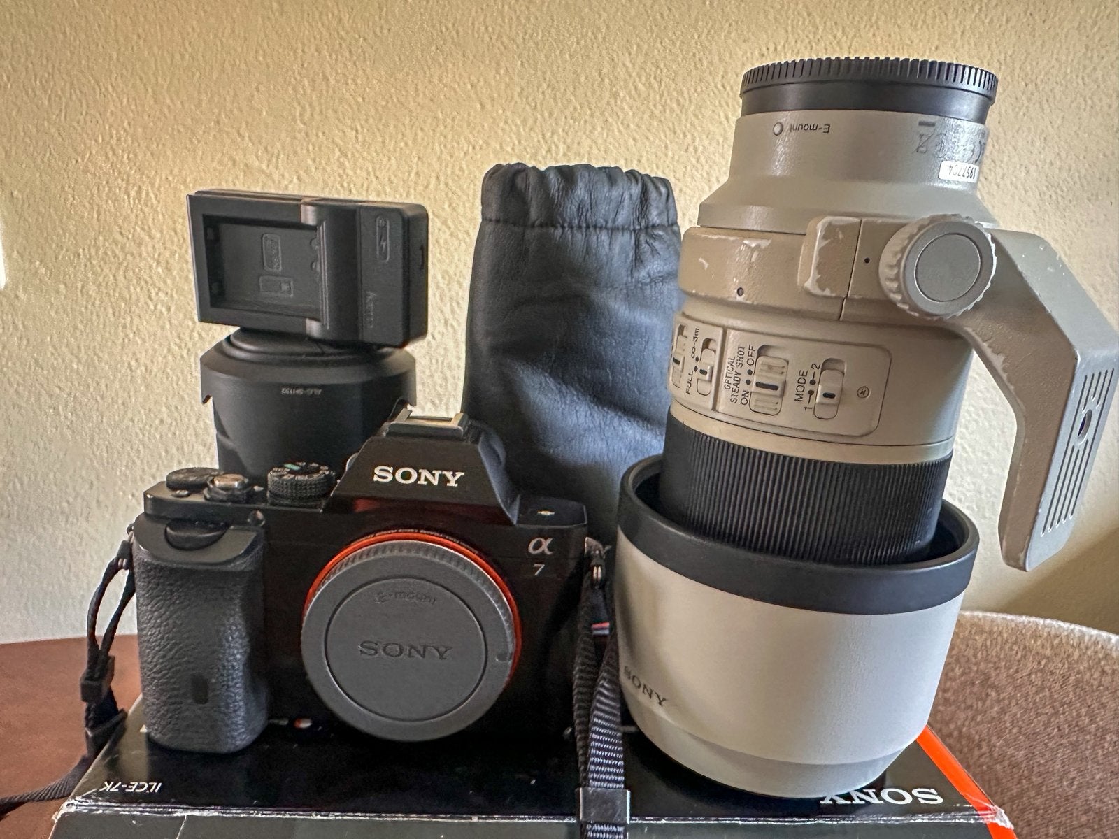 Te koop aangeboden Sony a7 met lenzen, Ophalen, Sony E-mount, Gebruikt, Sony