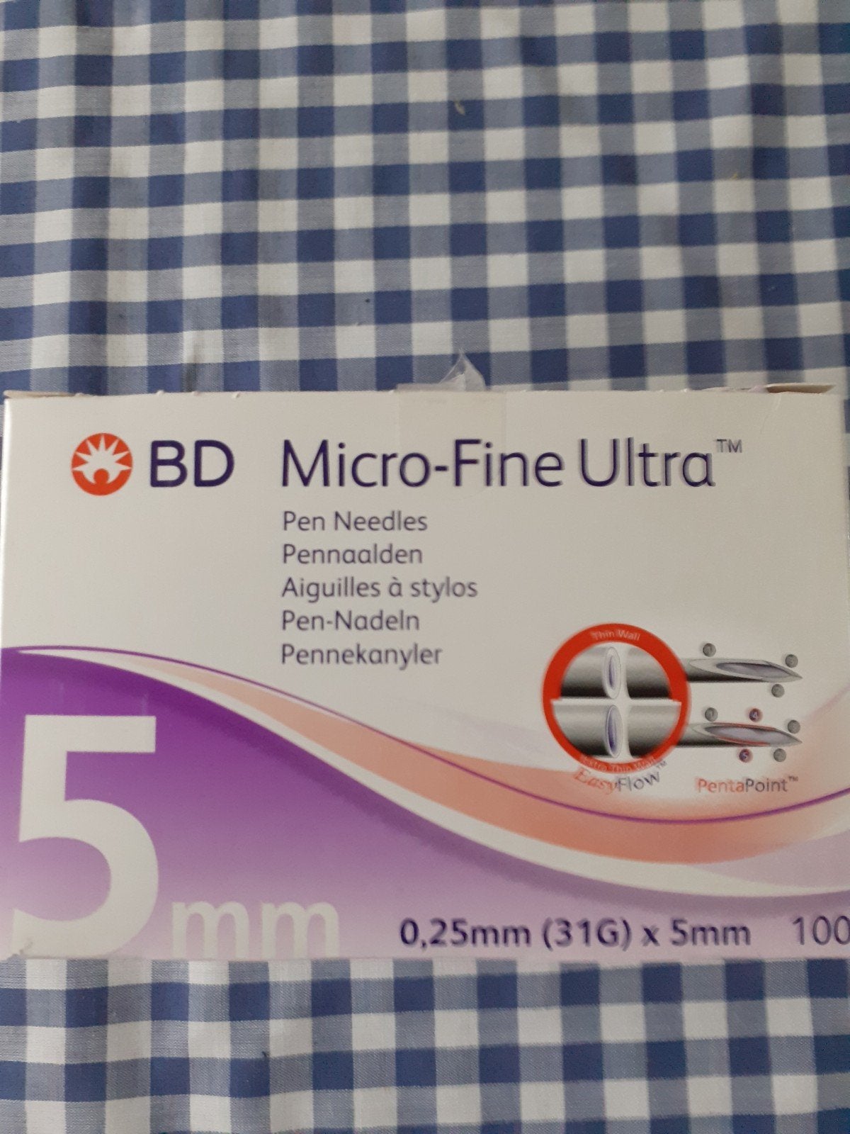 BD micro fine ultra pen needles 5mm, Ophalen of Verzenden