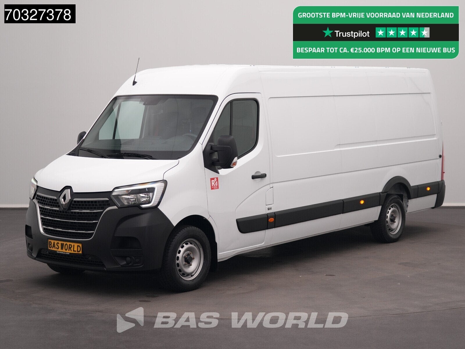 Renault Master 145PK L4H2 Airco Cruise Camera Parkeersensore, Auto's, Bestelauto's, 145 pk, Stof, Gebruikt, Euro 6