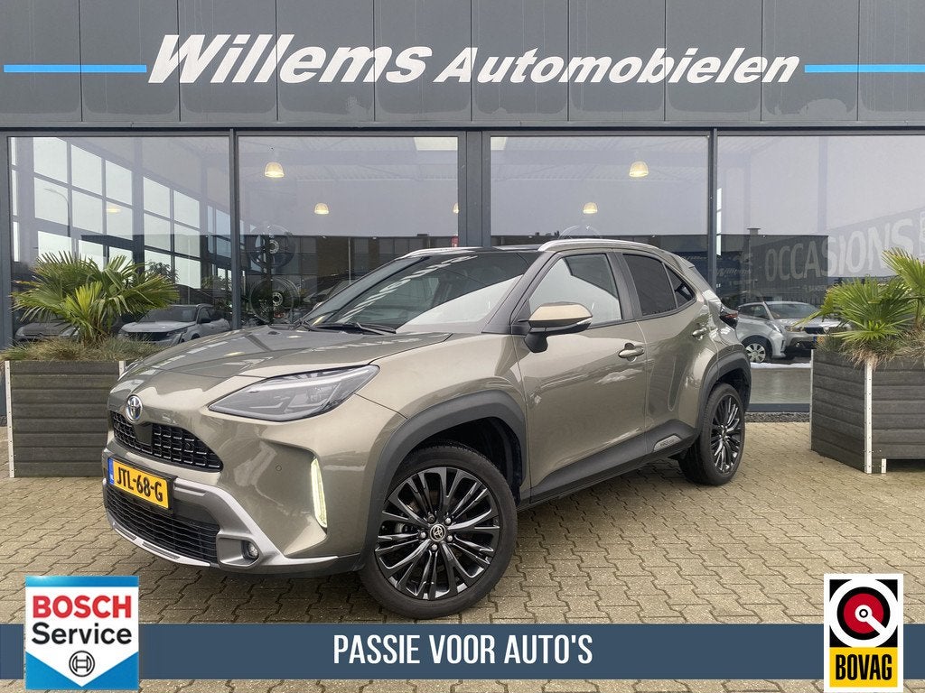 Toyota Yaris Cross 1.5 Hybrid Adventure Panoramadak, Head up, Stof, Gebruikt, Met garantie (alle), 116 pk