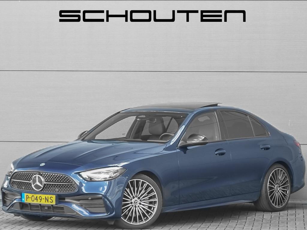Mercedes-Benz C-Klasse 200 Launch Edition AMG Line Pano Burm, Automaat, 12 maanden, Achterwielaandrijving, 4 cilinders