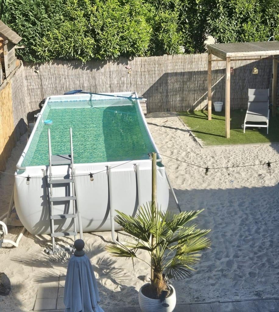 Zwembad Bestway Power Steel 640x274x132 cm, incl zandfilter, Tuin en Terras, Zwembad-toebehoren, Ophalen