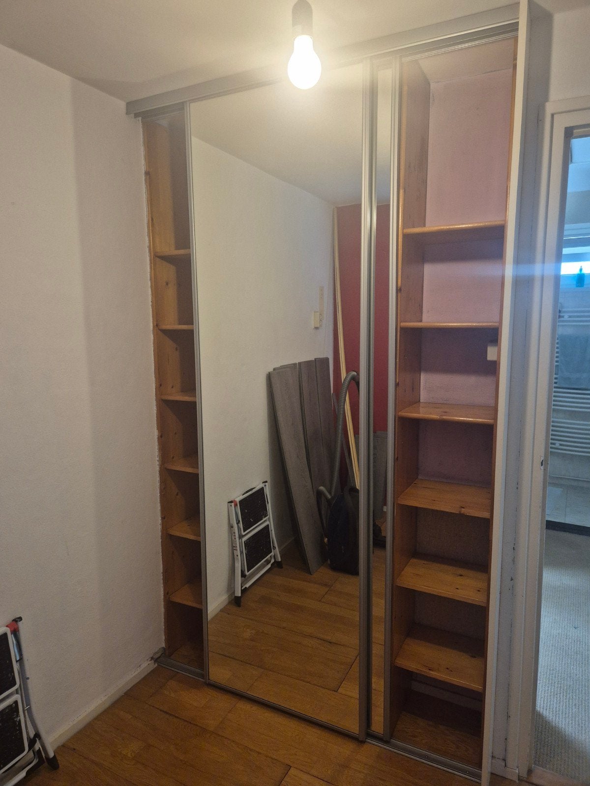 GRATIS spiegeldeuren, Huis en Inrichting, Ophalen, 25 tot 50 cm, 50 tot 100 cm