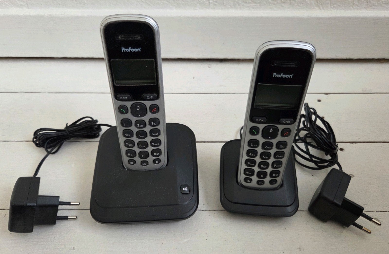 Profoon draadloze telefoonset met 2 handsets, Ophalen of Verzenden, Gebruikt, 2 handsets
