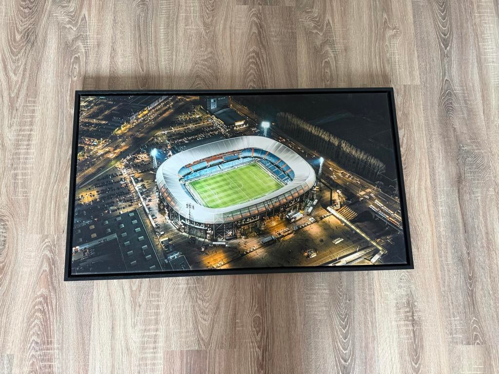 Canvas Stadion De Kuip - Feyenoord, Ophalen, 50 tot 75 cm, 100 tot 125 cm, Print