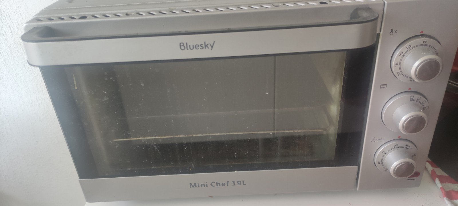 Bluesky Mini Chef 19L Elektrische Oven, Minder dan 45 cm, Minder dan 45 cm, Ophalen of Verzenden, Vrijstaand