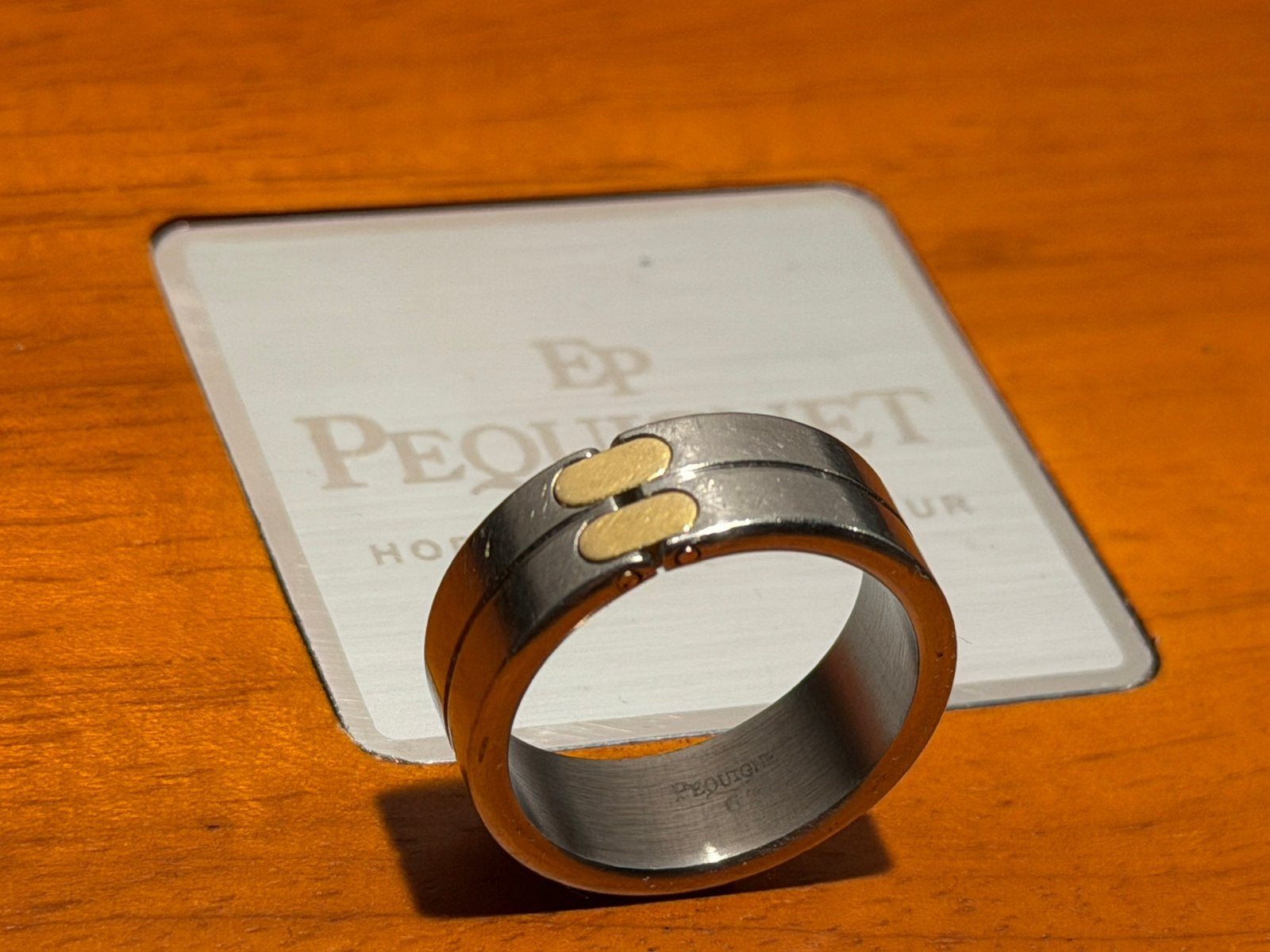 pequignet moorea ring 18k goud, Ophalen of Verzenden, Zo goed als nieuw, 17 tot 18, Dame
