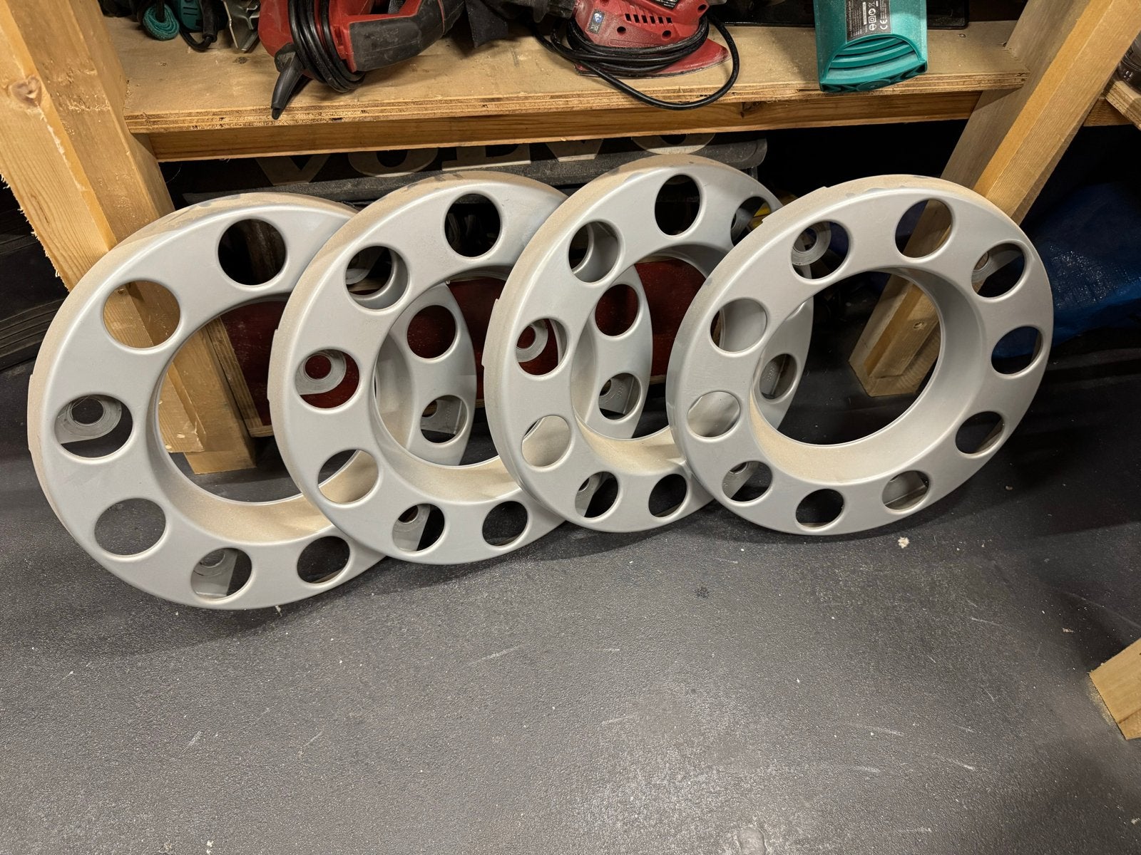 Set van 4, 10 gaats wielringen, Ophalen, Gebruikt