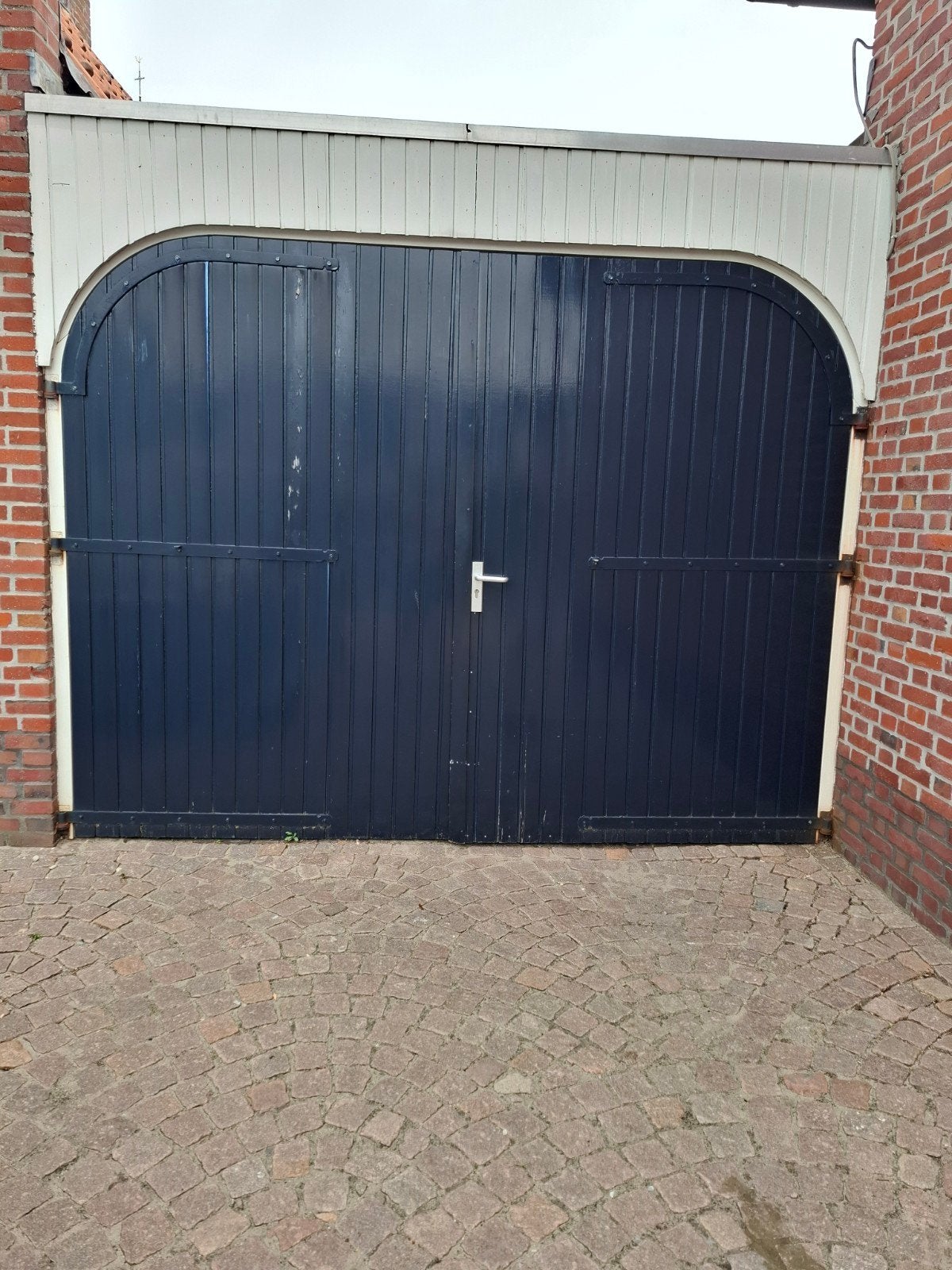 poort/ garagedeur, Ophalen, Gebruikt, 120 cm of meer, Garagedeur