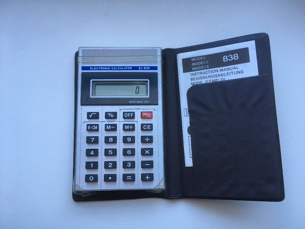 rekenmachine calculator el-838 sharp!, Diversen, Ophalen of Verzenden