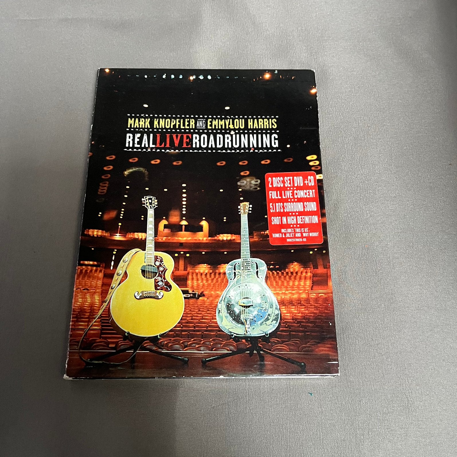 Mark Knopfler & Emmylou Harris Real Live Roadrunning (DVD+CD, Ophalen of Verzenden, Zo goed als nieuw