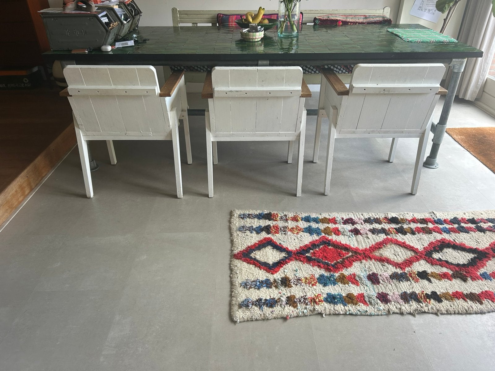Piet Hein Eek look al like stoelen, Ophalen, Hout, Gebruikt, Wit