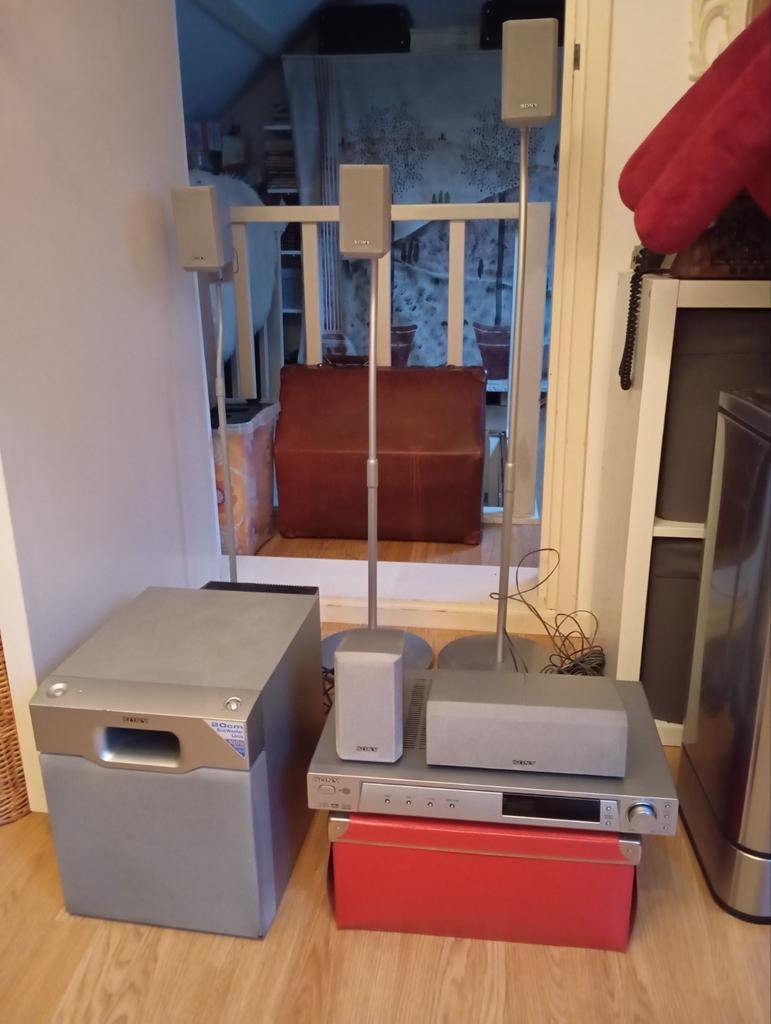 Sony STR-KSL5 Versterker Receiver 110 Watt Home Cinema Set, Gebruikt, Ophalen of Verzenden, 60 tot 120 watt, Sony