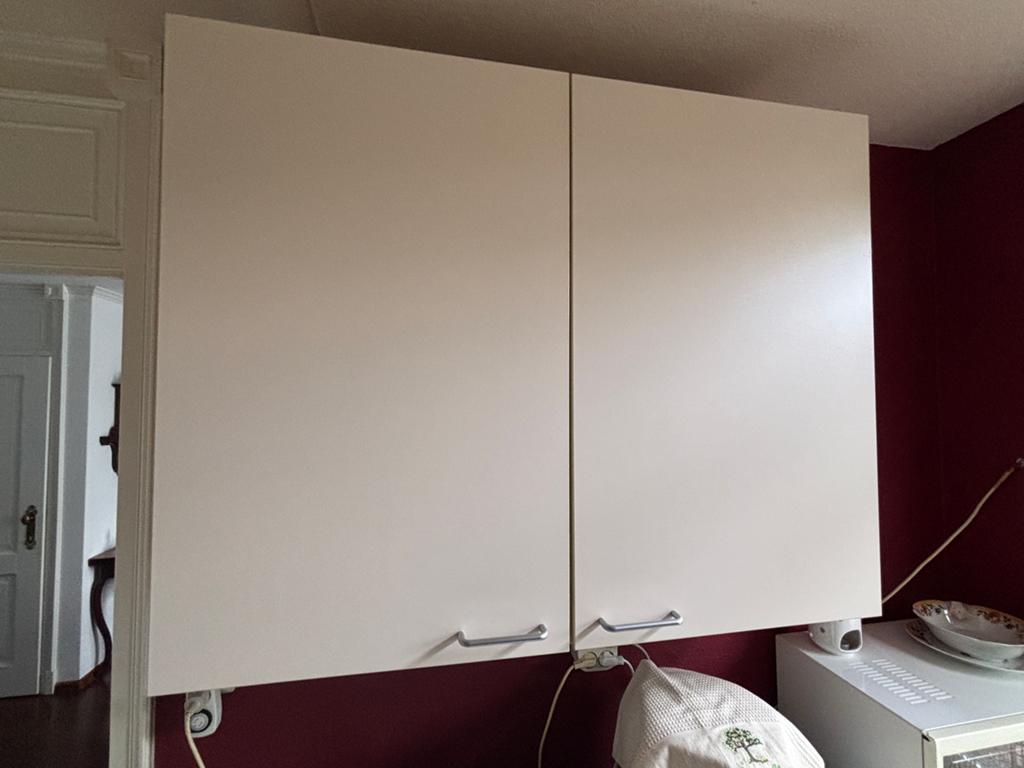2 Bruynzeel Keukenkasten - Crème vanille (95x120x34cm), Ophalen, Gebruikt