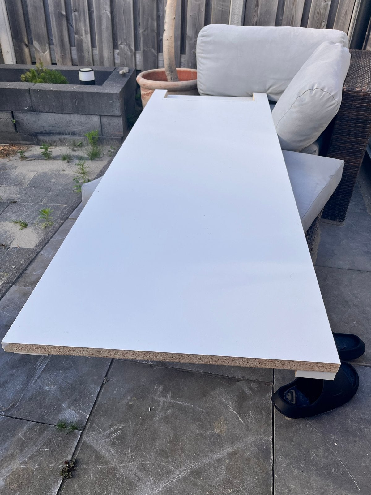Wit keukenblad ikea jarstorp, Ophalen, Gebruikt, Wit, Overige typen
