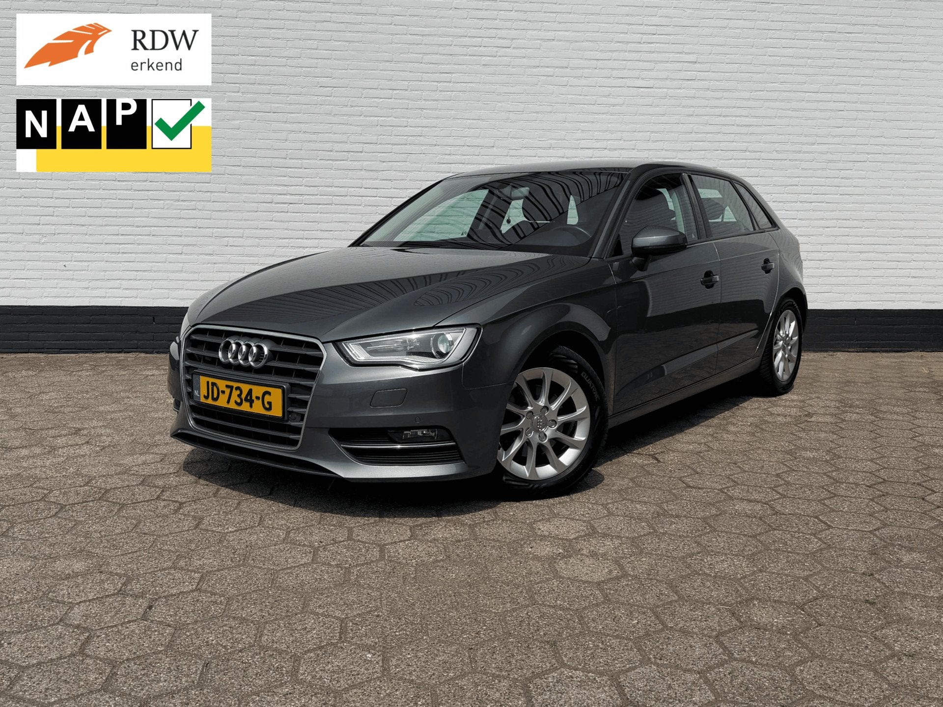 Audi A3 Sportback 1.4 TFSI CoD Ambition DSG l CRUISE l CLIMA, Stof, Gebruikt, 4 cilinders, 150 pk