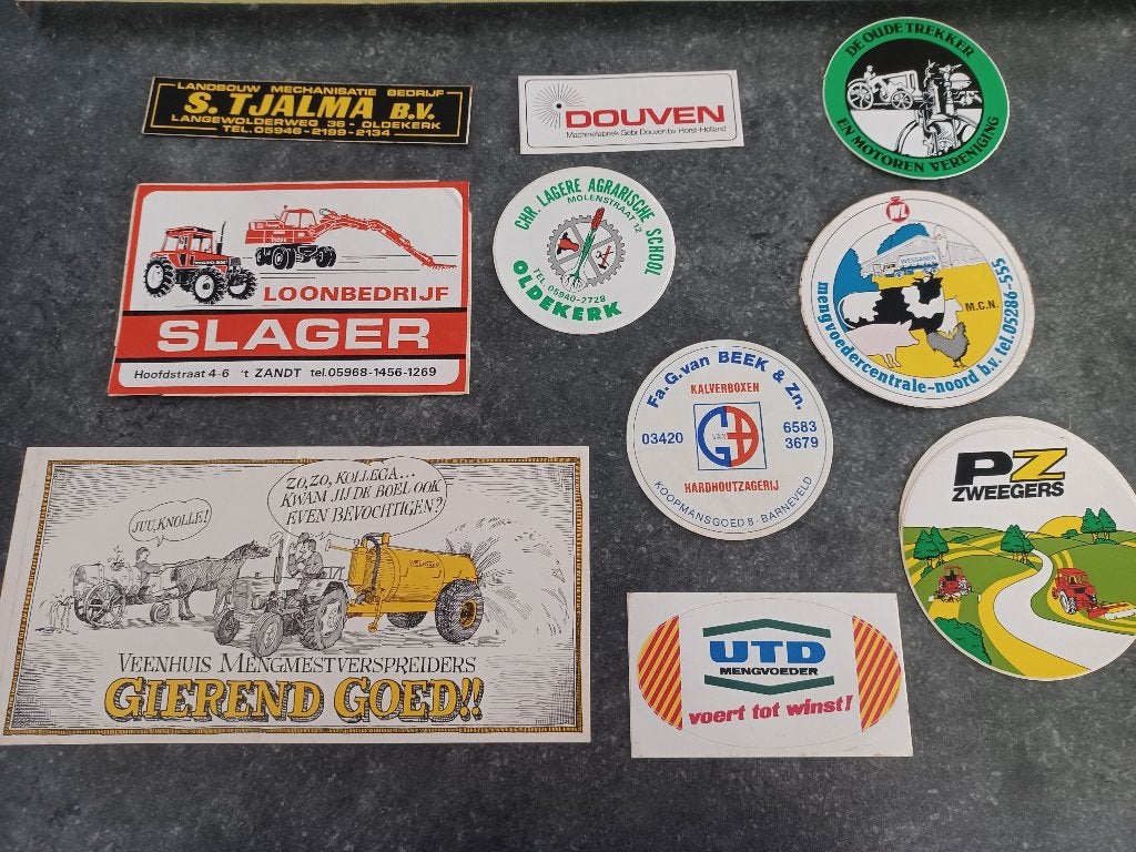 Stickers landbouw, Ophalen of Verzenden, Zo goed als nieuw