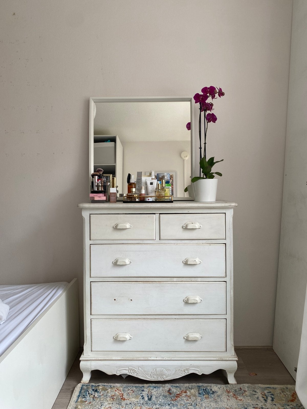 Old white dresser, Ophalen, Gebruikt, 50 tot 100 cm, Minder dan 100 cm