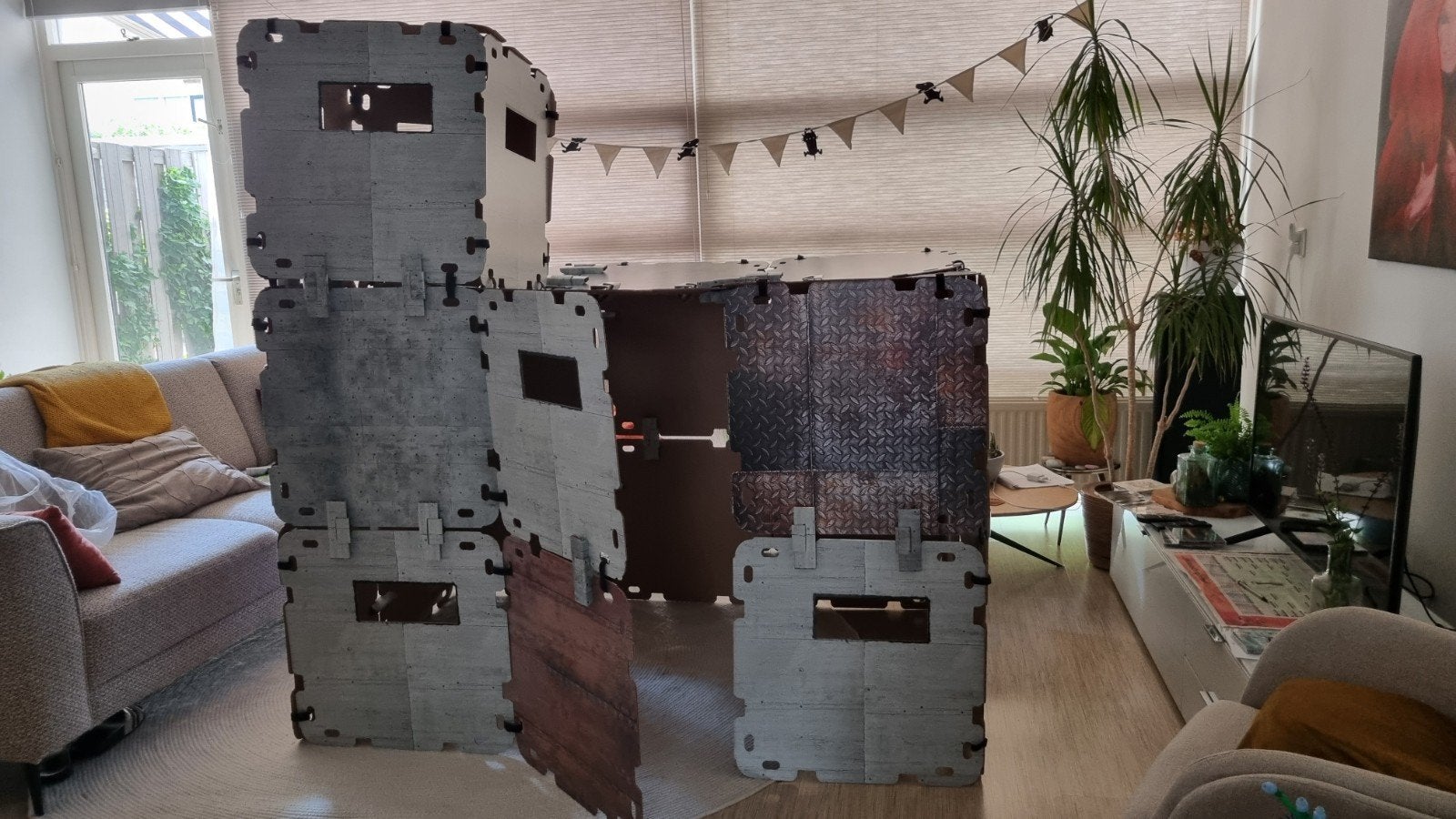 Fantasy Forts bouwset - 32 panelen, Ophalen, Zo goed als nieuw, Overige merken