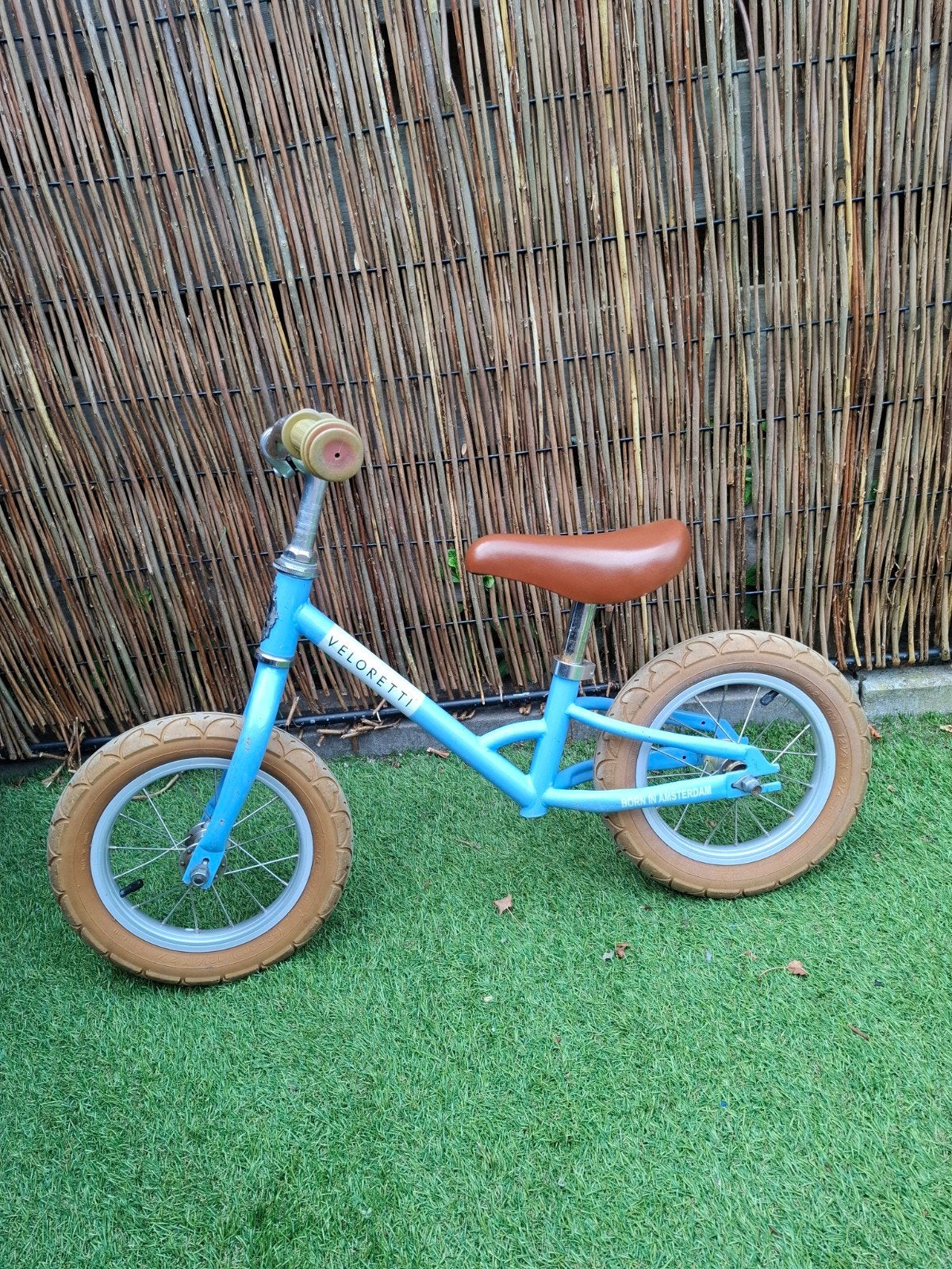 Veloretti loopfiets, lichtblauw, Ophalen, Gebruikt, Minder dan 16 inch