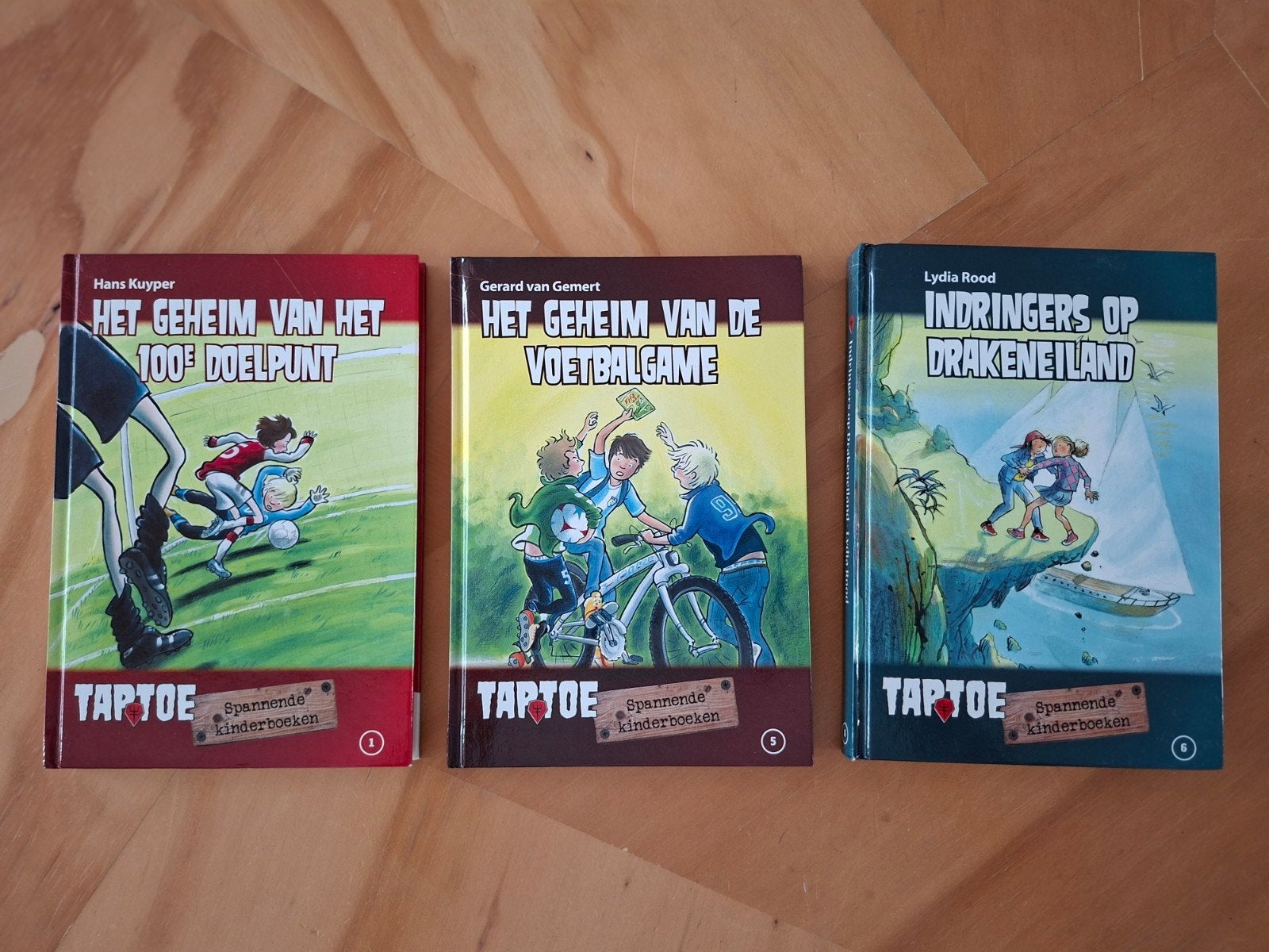 Taptoe boeken set: 3 spannende kinderboeken, Ophalen of Verzenden, Zo goed als nieuw, Fictie algemeen